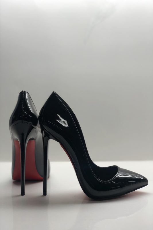 12 cm topuk boyu siyah rugan stiletto topuklu ayakkabı hayyshoes